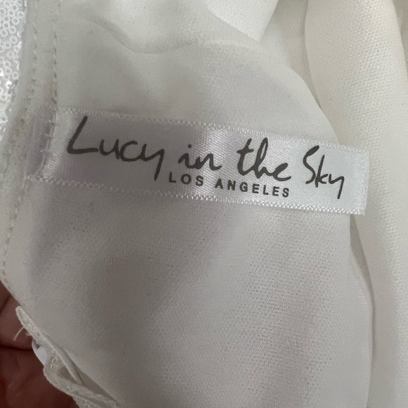 Lucy in the Sky White Mini Dress - Picture 9 of 11